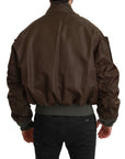 Dolce & Gabbana Sequined Double-Breasted Bomber Jacket