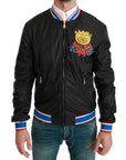 Dolce & Gabbana Elegant Multicolor Motive Bomber Jacket