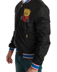 Dolce & Gabbana Elegant Multicolor Motive Bomber Jacket