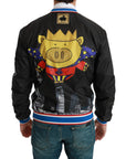 Dolce & Gabbana Elegant Multicolor Motive Bomber Jacket
