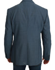 Dolce & Gabbana Elegant Light Blue Slim Fit Blazer