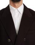 Dolce & Gabbana Elegant Bordeaux Taormina Cashmere Blazer