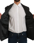 Dolce & Gabbana Elegant Gray Slim Fit Formal Blazer
