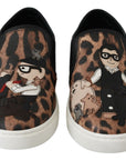 Dolce & Gabbana Chic Leopard Print Loafers for Elegant Comfort