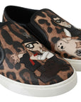 Dolce & Gabbana Chic Leopard Print Loafers for Elegant Comfort