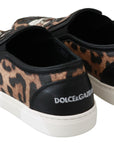 Dolce & Gabbana Chic Leopard Print Loafers for Elegant Comfort