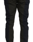 Dolce & Gabbana Elegant Slim Fit Striped Casual Pants