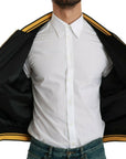 Dolce & Gabbana Multicolor Motive Bomber Style Jacket