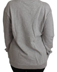 Dolce & Gabbana Elegant Multicolor Embroidered Crew-neck Sweater