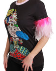 Dolce & Gabbana Chic Crewneck Year of the Pig Motif Tee