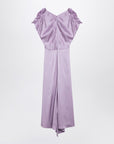 Victoria Beckham Victoria Beckham Petunia-coloured midi dress with ruffles