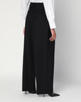 Victoria Beckham Victoria Beckham Wide black trousers in wool blend