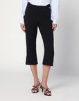 Victoria Beckham Victoria Beckham Cropped black trousers in wool blend