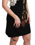 Dolce & Gabbana Chic Sleeveless Sheath Mini Dress with Lace Detail