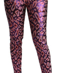 Dolce & Gabbana Chic Cropped High Waist Silk Blend Pants