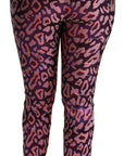 Dolce & Gabbana Chic Cropped High Waist Silk Blend Pants