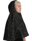 Dolce & Gabbana Elegant Gray Wool Hooded Scarf by Iconic Italian Label