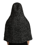 Dolce & Gabbana Elegant Gray Wool Hooded Scarf by Iconic Italian Label