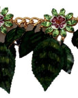 Dolce & Gabbana Elegant Floral Sicily Charm Necklace
