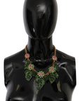 Dolce & Gabbana Elegant Floral Sicily Charm Necklace