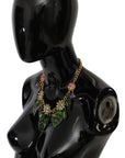 Dolce & Gabbana Elegant Floral Sicily Charm Necklace