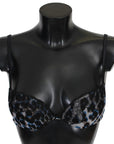 Roberto Cavalli Elegant Black Lace Reggiseno Bra