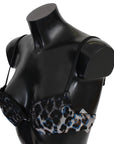 Roberto Cavalli Elegant Black Lace Reggiseno Bra