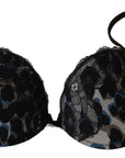 Roberto Cavalli Elegant Black Lace Reggiseno Bra