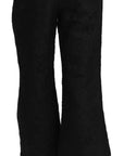Dolce & Gabbana Chic High Waist Flared Cropped Pants