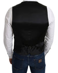 Dolce & Gabbana Elegant Silk Formal Gray Vest