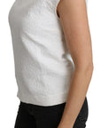 Dolce & Gabbana Elegant White Cotton Blend Blouse