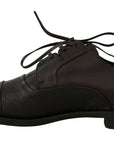 Dolce & Gabbana Elegant Brown Leather Formal Lace-ups