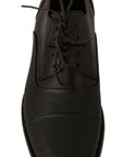 Dolce & Gabbana Elegant Brown Leather Formal Lace-ups