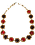 Dolce & Gabbana Elegant Crystal Charm Statement Necklace
