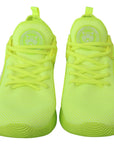 Philipp Plein Stylish Light Green Casual Sneakers