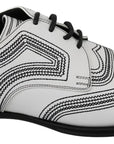 Dolce & Gabbana Elegant White Leather Derby Shoes