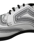 Dolce & Gabbana Elegant White Leather Derby Shoes