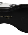 Dolce & Gabbana Elegant White Leather Derby Shoes