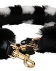 Dolce & Gabbana Elegant Fur Shoulder Strap Accessory