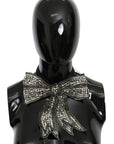 Dolce & Gabbana Elegant Silver Silk Bowtie