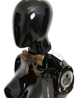 Dolce & Gabbana Elegant Silk Gold Bowtie - Dazzle in Style