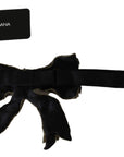 Dolce & Gabbana Elegant Silk Gold Bowtie - Dazzle in Style