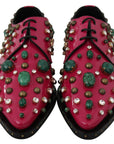 Dolce & Gabbana Fuchsia Pink Crystal Patent Flats