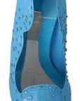 Dolce & Gabbana Crystal Embellished Blue Cinderella Pumps