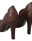 Dolce & Gabbana Elegant Crystal-Embellished Cinderella Pumps