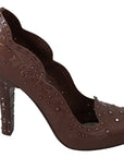 Dolce & Gabbana Elegant Crystal-Embellished Cinderella Pumps