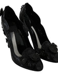 Dolce & Gabbana Enchanting Crystal Cinderella Pumps