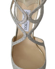 Jimmy Choo Platinum Ice Lancer Leather Pumps - Elegance Refined