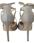 Jimmy Choo Platinum Ice Lancer Leather Pumps - Elegance Refined