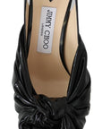 Jimmy Choo Elegant Black Leather Pointed Toe Pumps